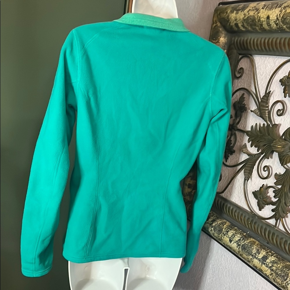 The North Face Teal Quarter-Zip Pullover Sz S Womens๐ - Picture 6 of 13